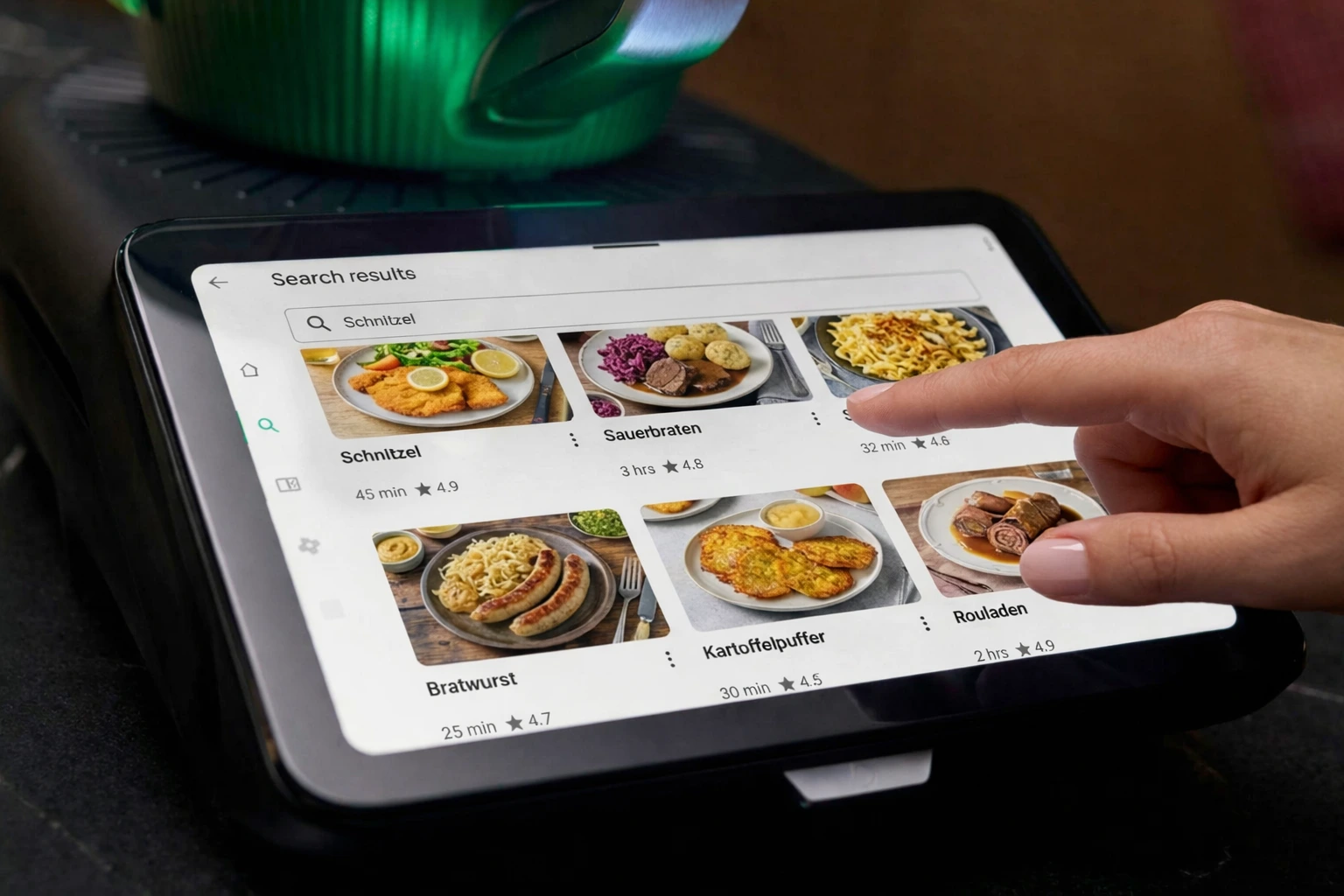 Thermomix TM7 Display – geführtes Kochen